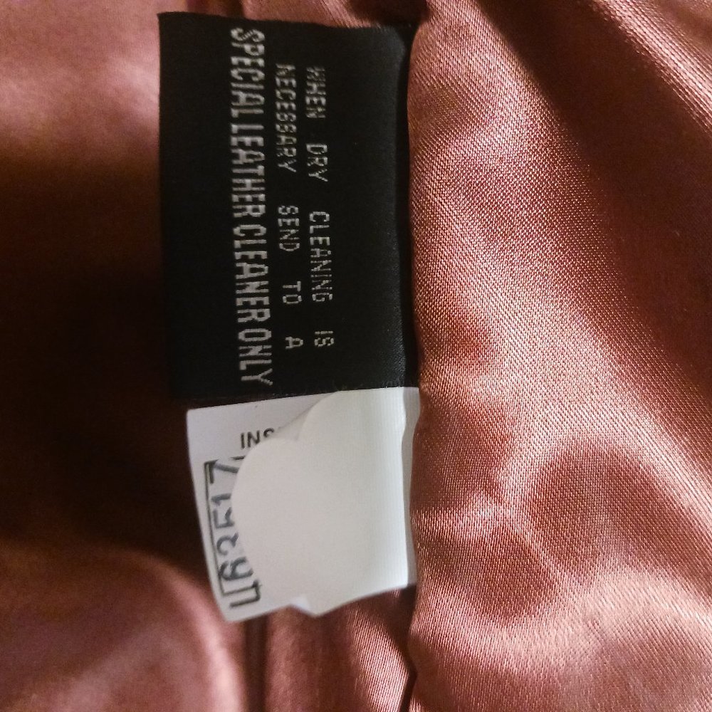 Excellent condition- Leather by Wilson's ladies coat